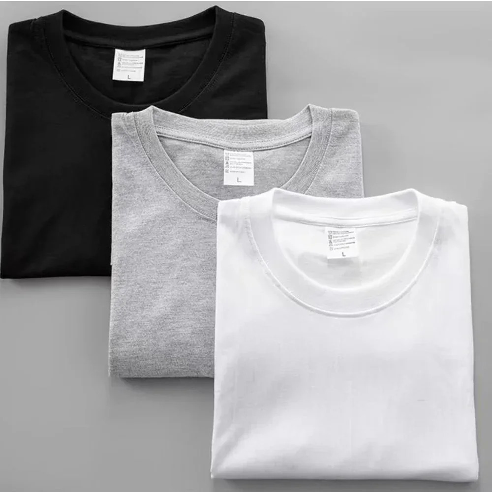Mens summer vintage cotton crew collar short sleeved graphic T-shirt casual edition fashionable oversized T-shirt 250317