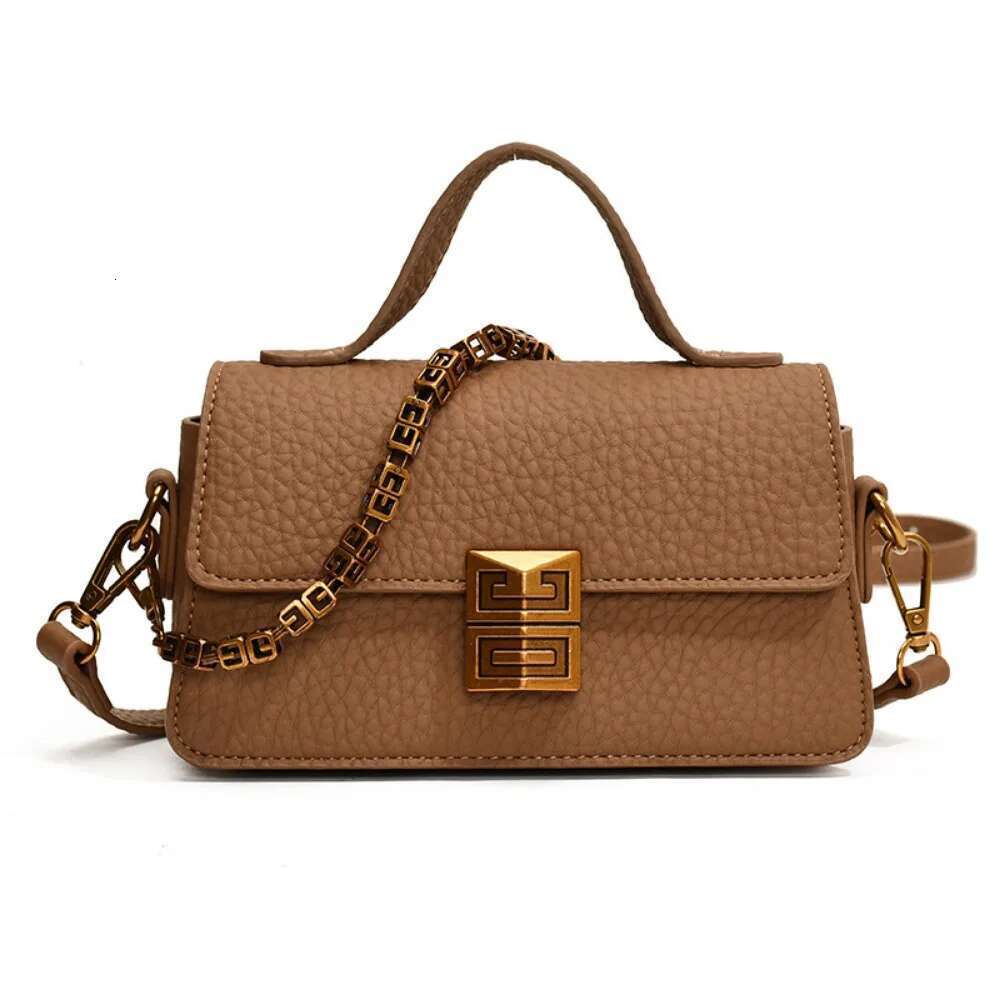 Women's Portable Summer Small Square 2025 New Trendy Fashion Korean Edition Niche Design Chain Shoulder Bag