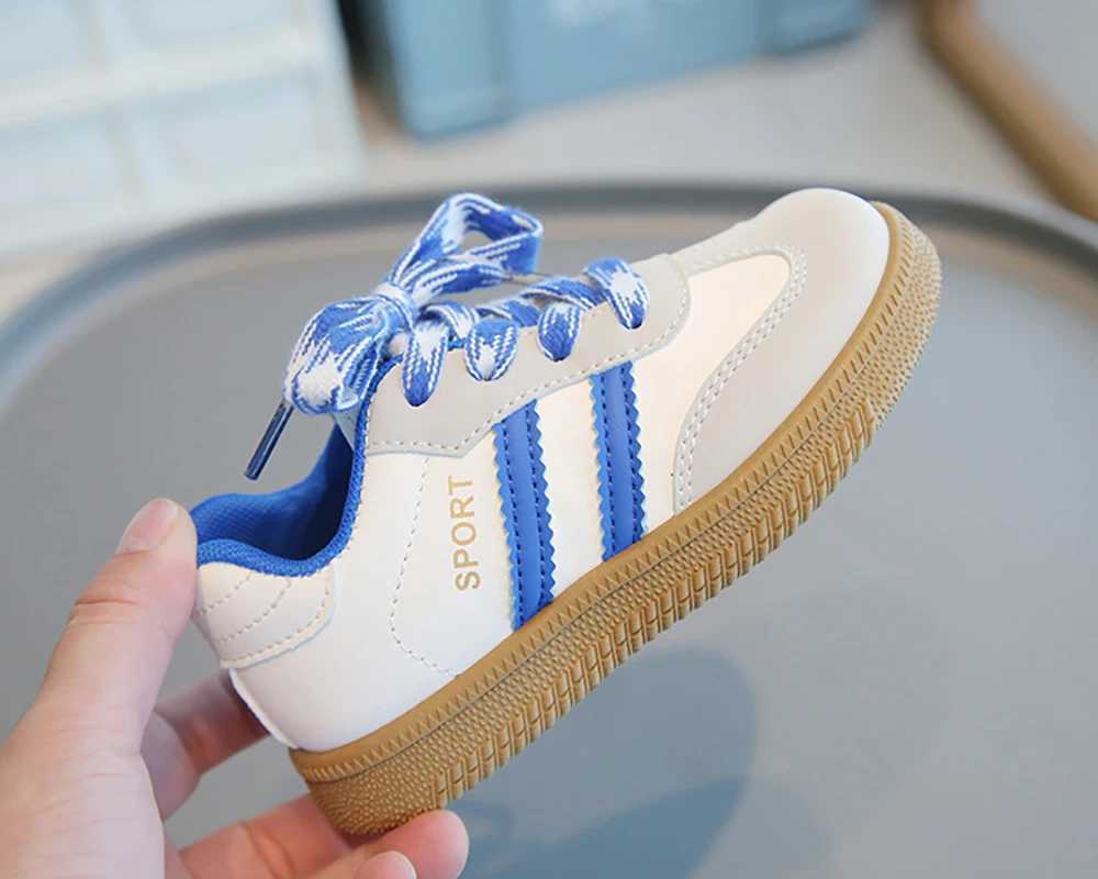 PU Leather Childrens Shoes 2025 Trend Fashion Boys and Girls Sports Shoes Ergonomic Anti slip Childrens Sports Shoes Casual ShoesXJ250318