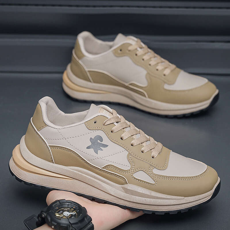 Internet celebrity thick soled dad breathable casual men's trendy male students running sports shoes