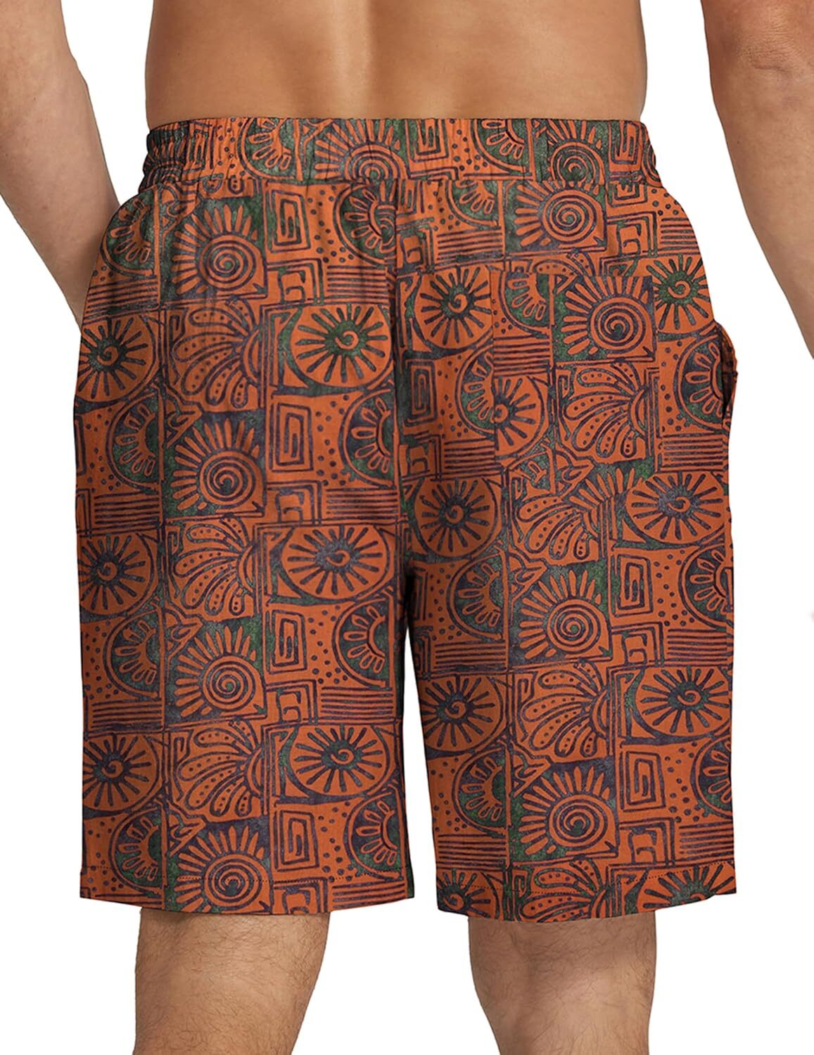 Men's Summer Beach Hawaii Shorts Lightweight Elastic Waist Drawstring Casual Shorts Fashion shorts
