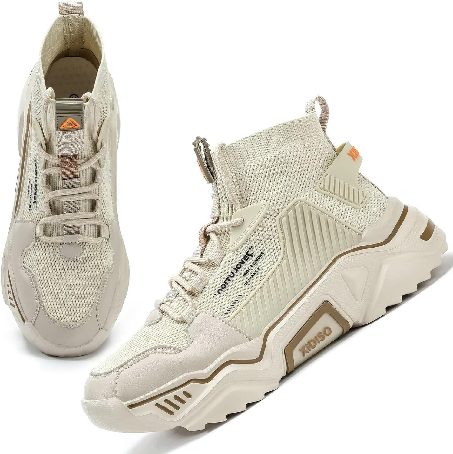 2025 With Box Designer Casual Shoes Fashion shoes men's high top casual walking shoes, anti slip breathable mesh lightweight sports shoes