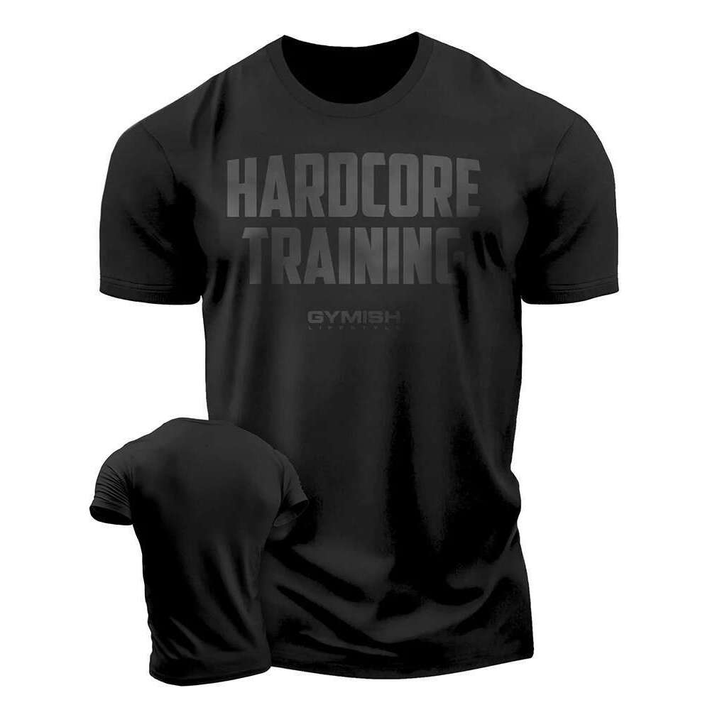 Men's 3D Printed Kill Your Fitness T-shirt, High Quality Short Sleeve Muscle Top, Men's Extendable T-shirt
