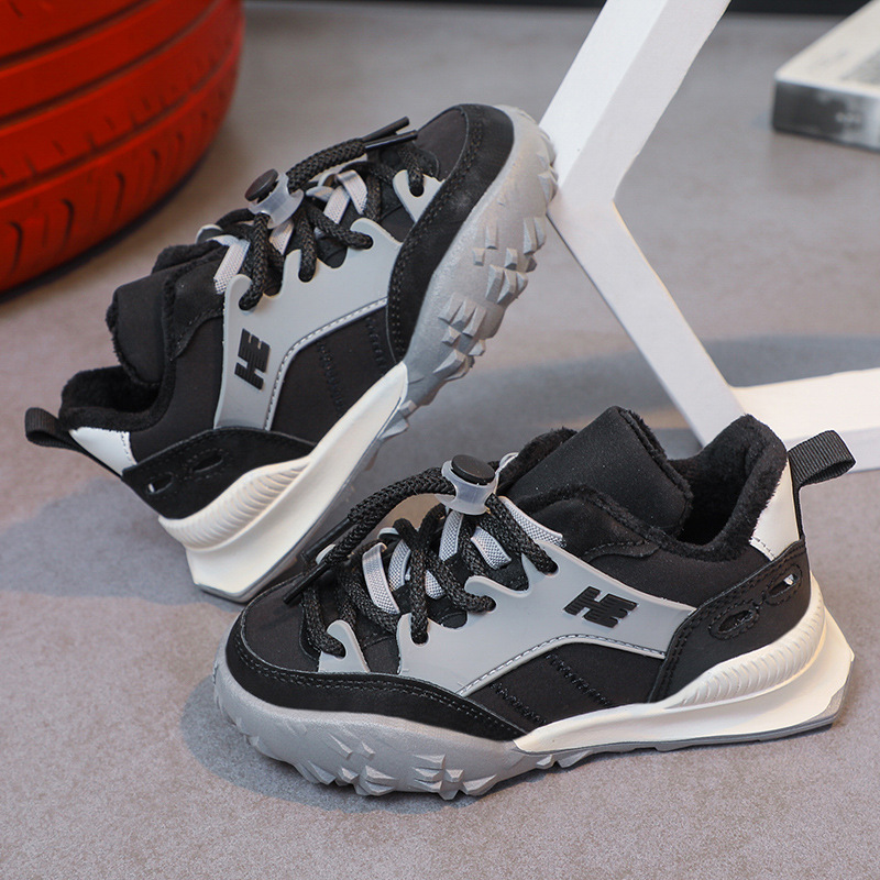 Children Sneakers Kids Girl Sports Shoes Baby Boy Fashion Winter Warm Shoes Toddler Girls Casual Running shoes Student Campus Sneakers Size US5.5C-US4
