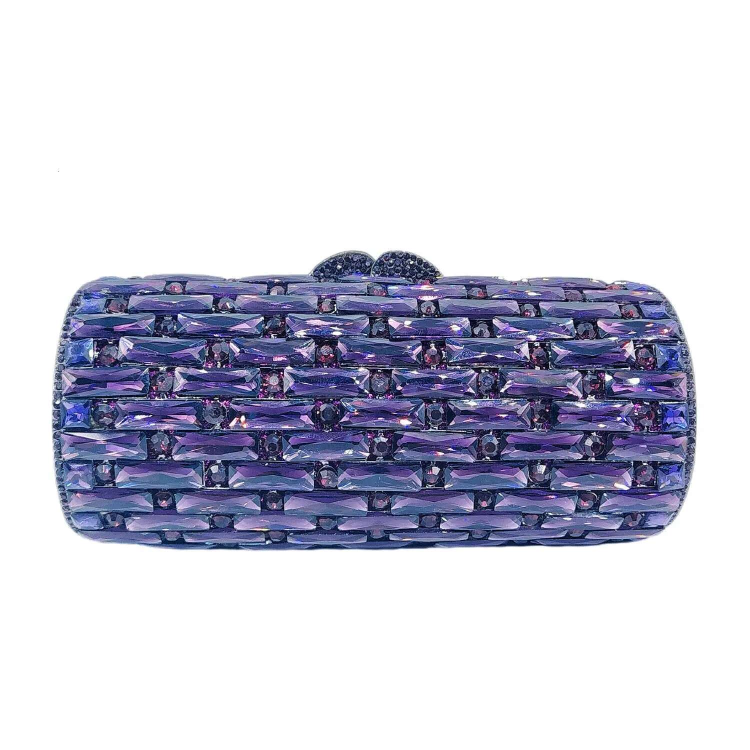 XIYUAN Purple/Green Dia Evening Clutch Boutique Novelty Mini Colored Rhie Purses And Handbags Party Wedding Bags