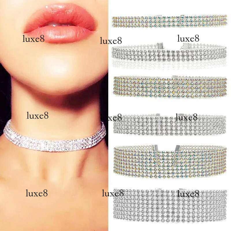 SUMENG 2024 Fashion Women Bundle Neck Element Necklace Jewelry Punk Hip Hop Choker Inlay Rhie Collar Gift