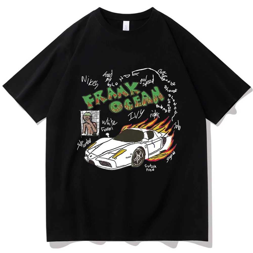 Street wear Frank Ocean Music T-shirt Merch gift for Frank Ocean fans cotton shirt unisex oversized casual mens T-shirt top Y2KXJ250318