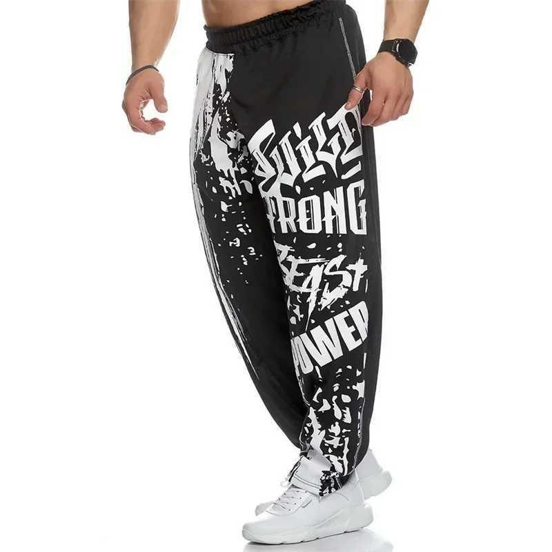 Spring Autumn Men Training Trousers Joggers quick-dry Casual sports pants Fitness Graffiti Printed Thin Breathable Sweatpants W250318