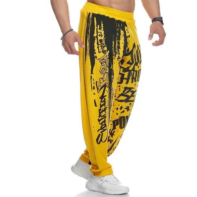 Spring Autumn Men Training Trousers Joggers quick-dry Casual sports pants Fitness Graffiti Printed Thin Breathable Sweatpants W250318