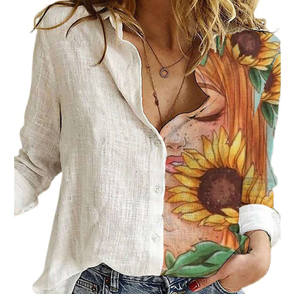2025 New Long Sleeve Shirt with Unique Print Design