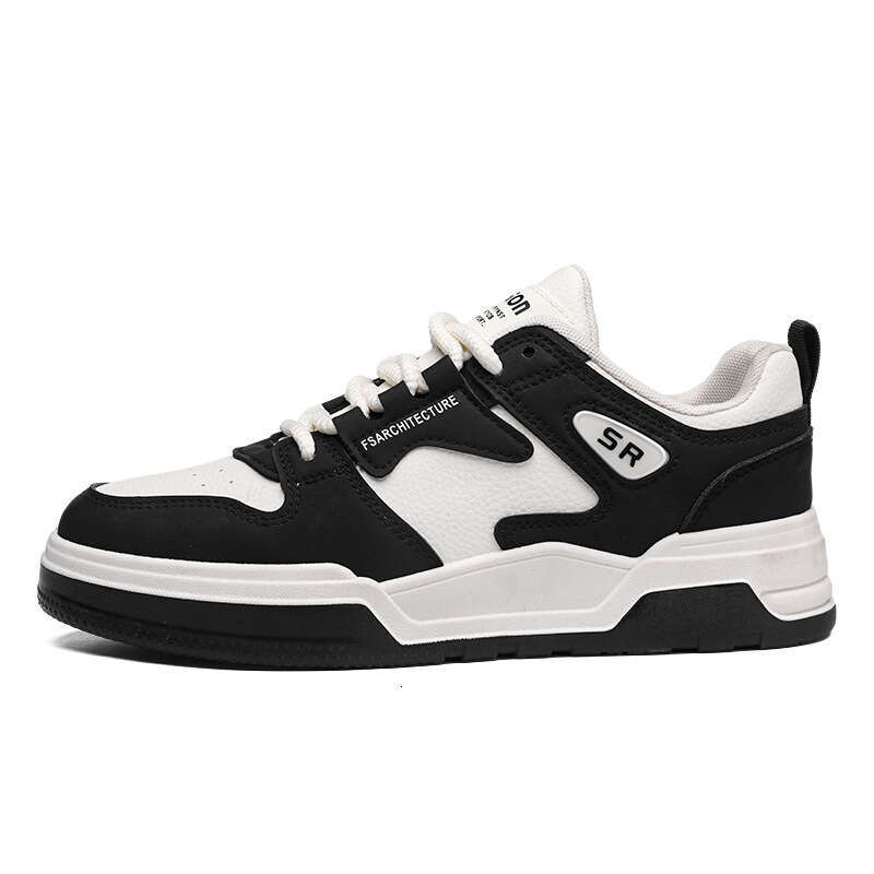 2025 Spring New Lightweight Anti slip Versatile Trendy Student Casual Thick Sole Board Breathable Men's Shoes