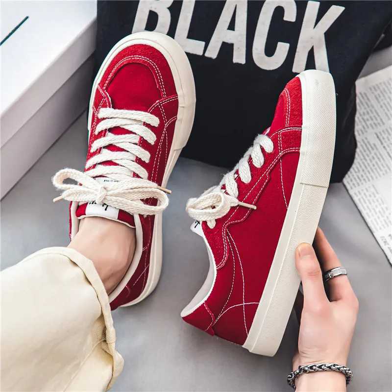 Mens Summer Student Edition Comfortable Non slip Casual Shoes Breathable Youth Wear resistant Solid Color Sports Shoes Y250318