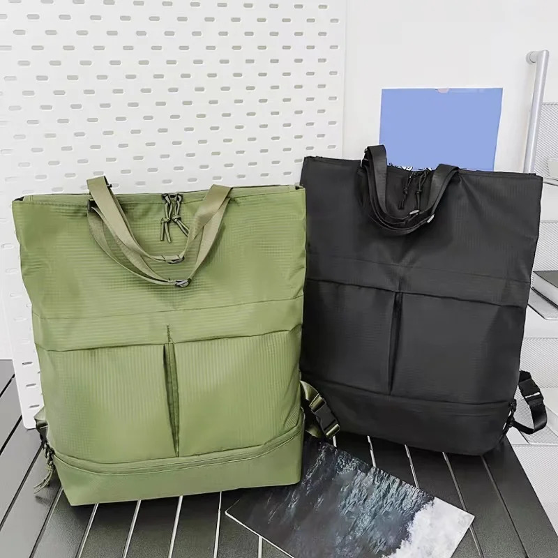 Y2K Unisex Large Capacity Nylon Backpack Men Waterproof Sports Bag Women Casual Travel Backbag Trend School Bags Leisure Handbag 250318