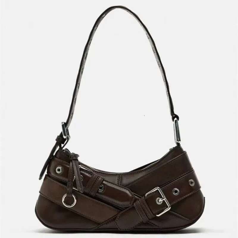 Handbags Retro Female American Hottie Exquisite Motorcycle High-end Casual And Simple Armpit Bag
