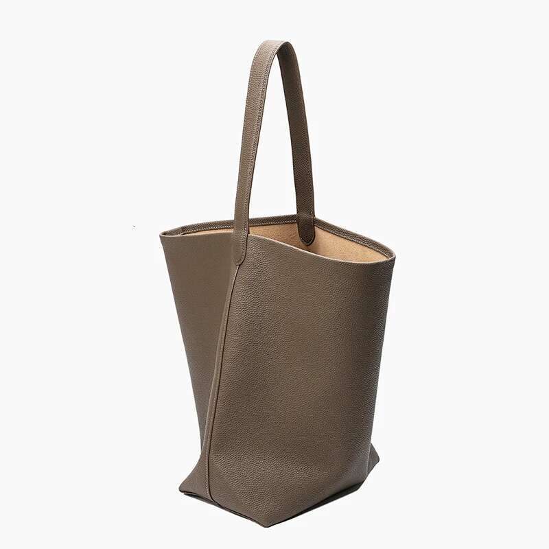 Hot Sale Women Lady Lazy Style Soft Leather Shoulder Bag Underarm Pack Female Casual Large Tote Bucket Handbag Wholesale New