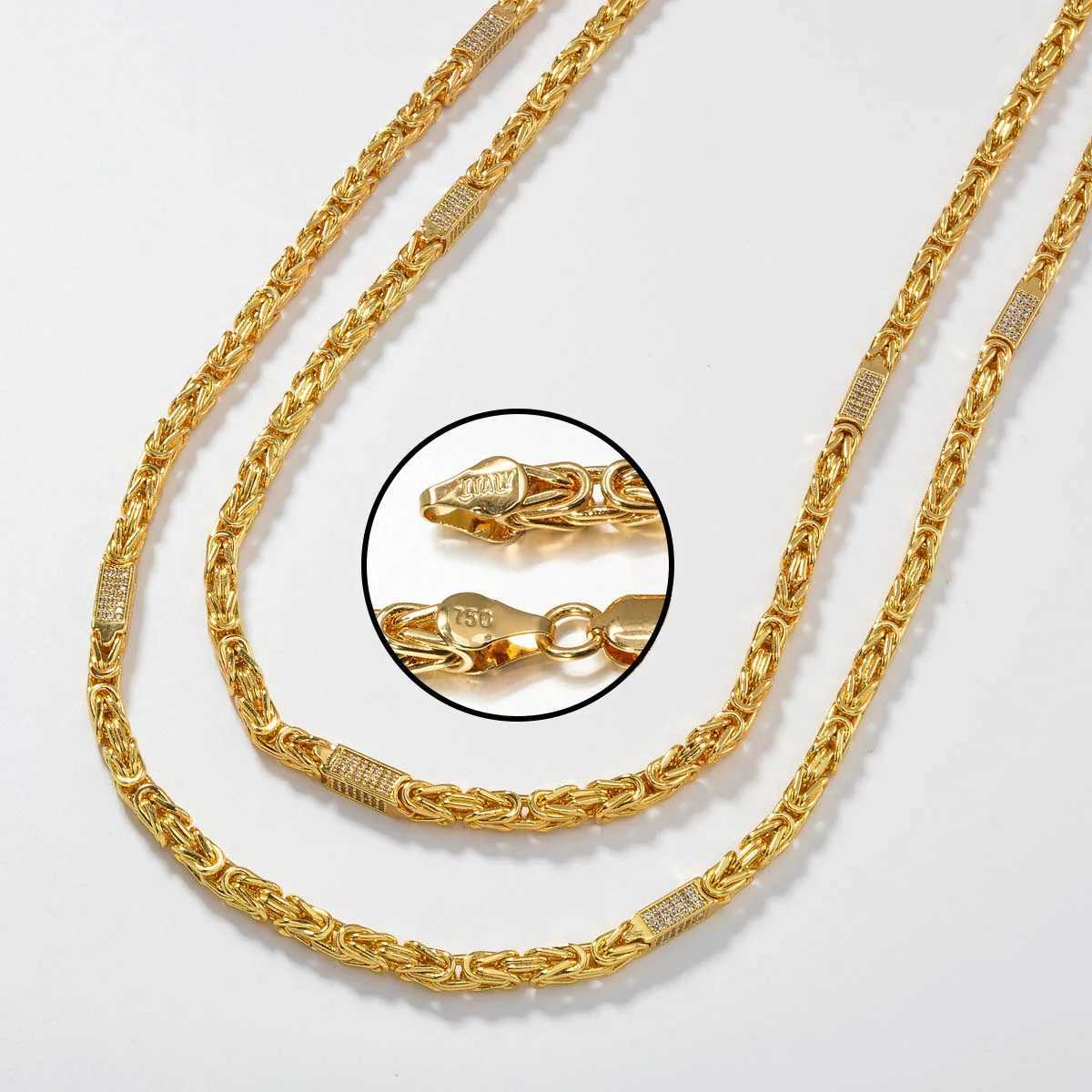 2024 New Geometric Crystal Necklace for Women Chic 18k Gold Plated Metal Choker Clavicle chain Female Exquisite Jewelry Hot Sale W250318