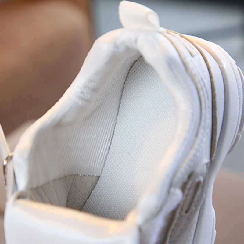 Kids Boys Girls Fashion Sneakers Baby Toddler Little Kids Leather Trainers Children School Sport Shoes Child Soft Running shoes W250318