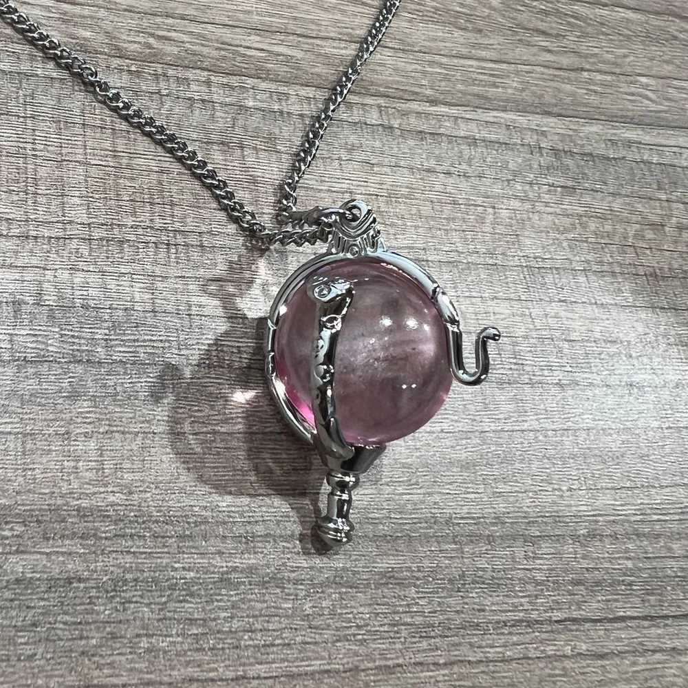Kandrakars Heart Pink Crystal Pendant Innovative Fashion Romantic Cartoon W.I.T.C.H. Jewelry Childrens Dream Gift W250318
