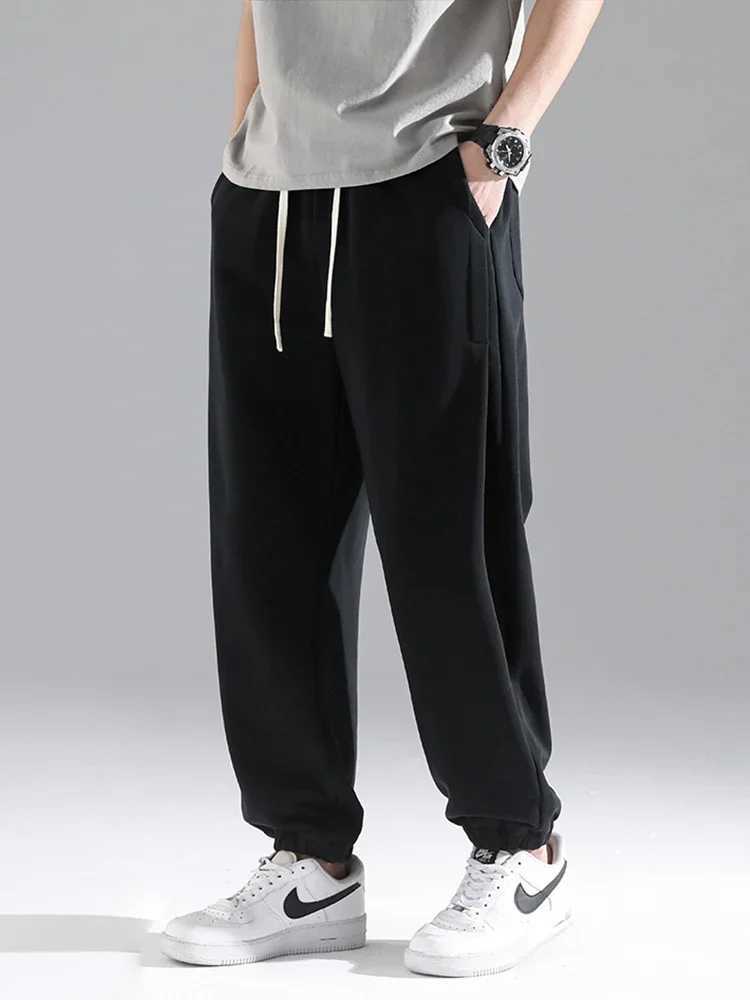 2024 new mens jogging pants fashionable drag and drop streetwear casual bagged mens loose harem pants Plus size 8XL W250318
