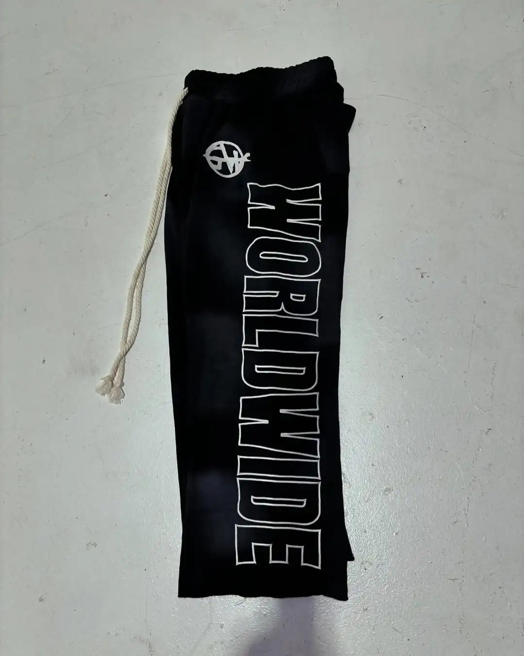 Y2K retro street black womens sports pants fashionable Harajuku Gothic casual straight leg simple 250317