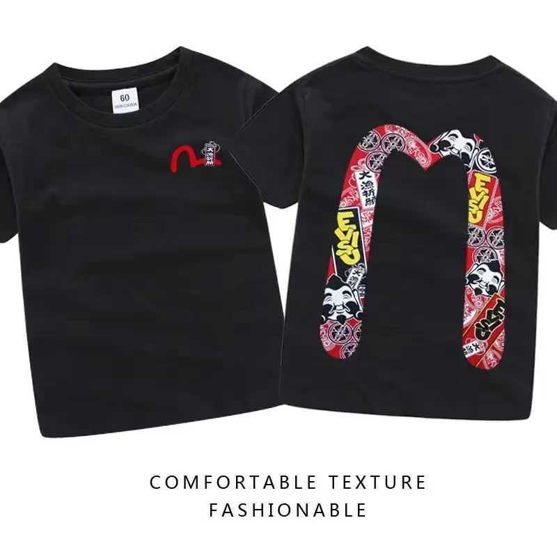 Chaopai 24 New Fushengda Buddha Head Sutured Large M Printed Cotton Short Sleeve Mens and Womens Round Neck Letter T-shirtT250318
