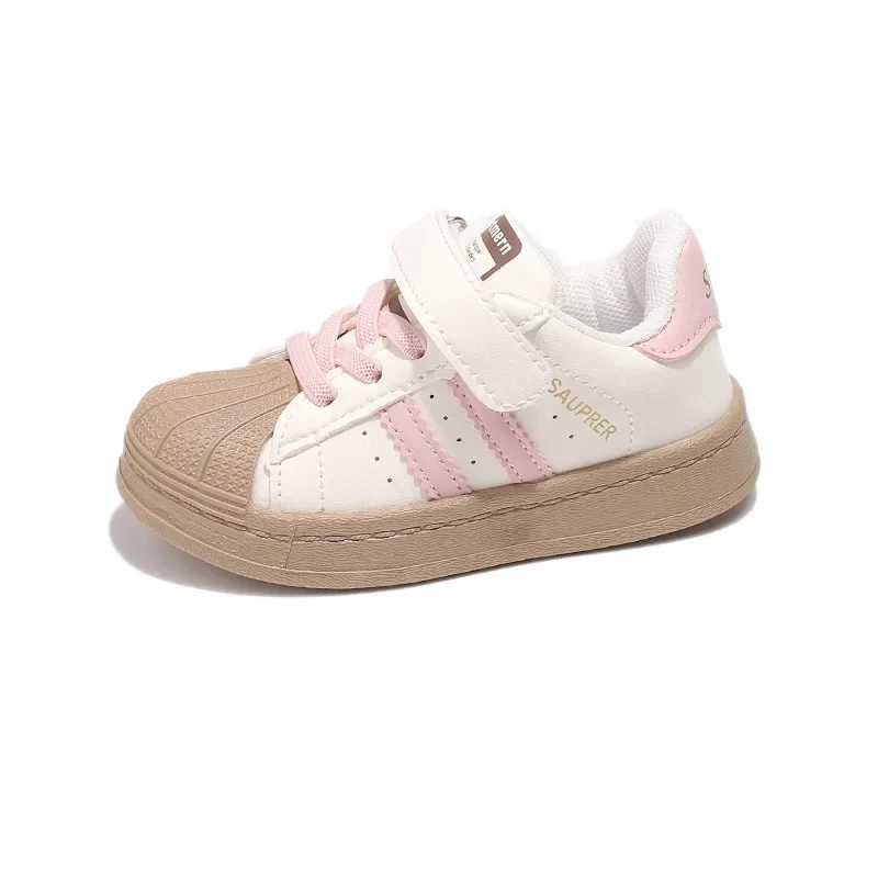 Children Shoes Casual Fashion Outdoor Hang Out Boy Sports Shoes Lightweight Stripes Breathable Running Sneakers for Girls H07255 W250318