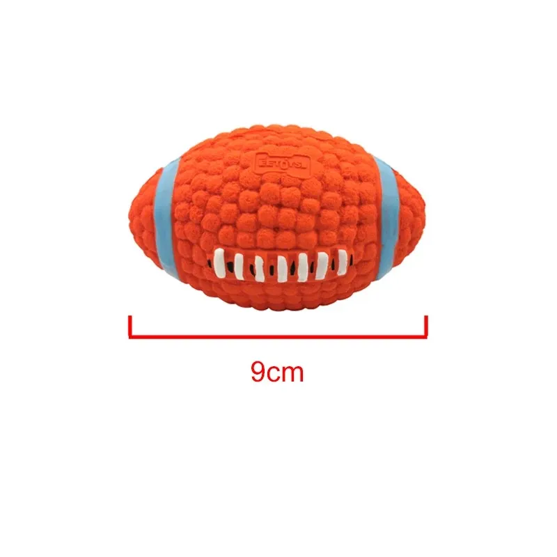Toys For Small Large Dogs Chihuahua Golden Retriever Natural Latex Dog Balls Anti Bite Interactive Dog Chew Toy Pet Squeak