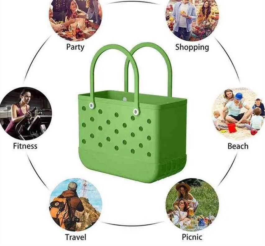 Bogg Bag Xlarge Beach For Men Womens Large Capacity Travel Tote Bag The Boat Pool EVA Waterproof Beach Hole Bag w250417ZB4WILZD