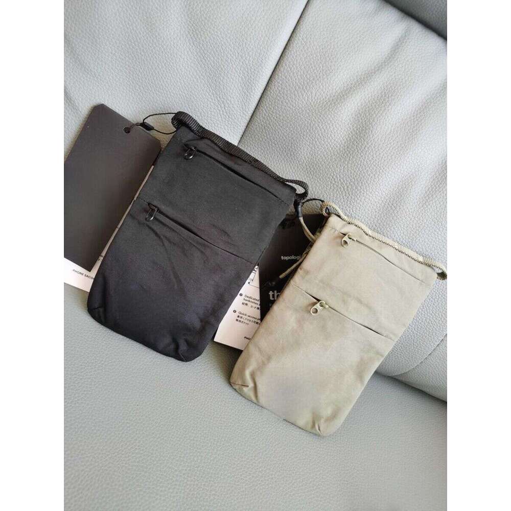 Folding close fitting mobile phone men's crossbody bag trendy brand Instagram workwear Japanese style small bag casual shoulder