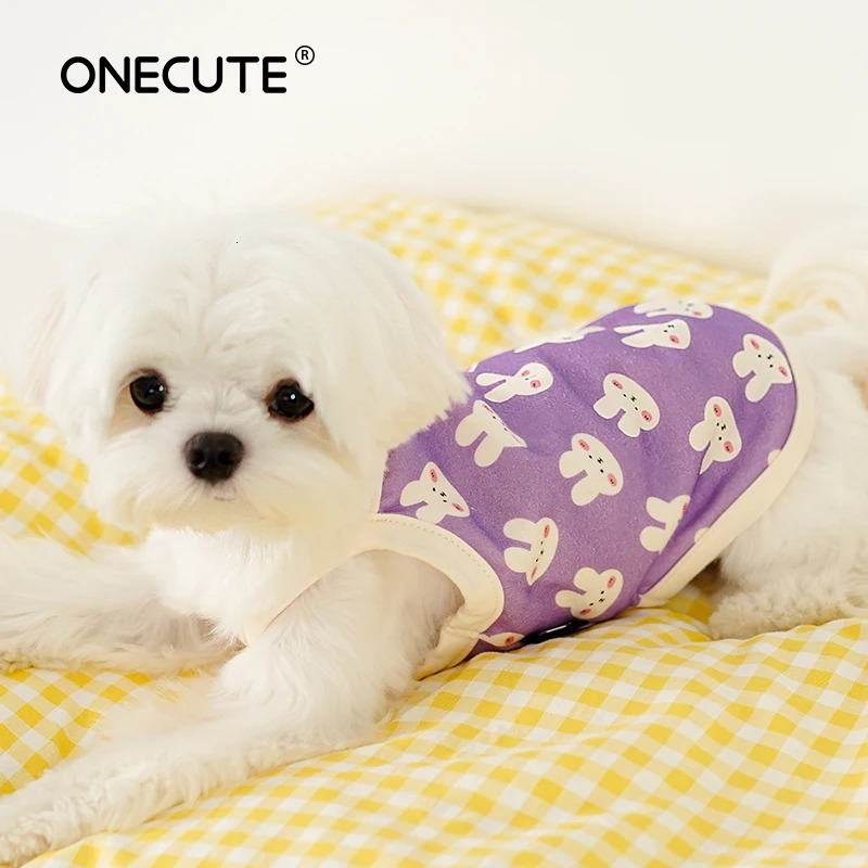 Pet Dog Vest Summer Cool Clothing Cartoon Animal Cute Breathable Yorkshire Chihuahua 250318