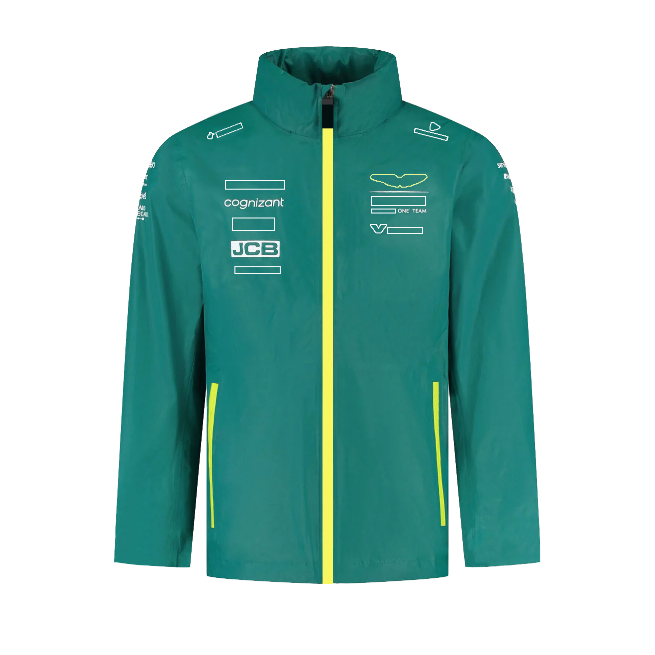 2025 F1 Driver Racing Formula 1 Team Hoodie Sweatshirt Men Women Full Zip Softshell Jacket Teamwear Green Uniform Sweat Custom free shippin
