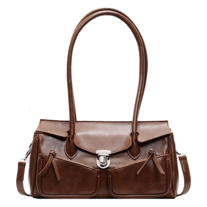 2025 New Large Capacity Armpit Crossbody Storage Bag Fashionable Designer Women s Handbag High quality Multifunctional Motorcycle Shoulder Bag Casual 