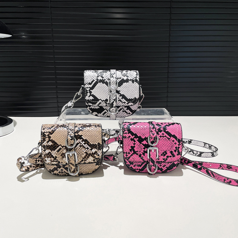 Fashion Designer Women s Mini Handbag 2025 Spring New Trend Personalized Snake Skin Pattern Multifunctional Crossbody Bag Casual Wallet Storage Bag