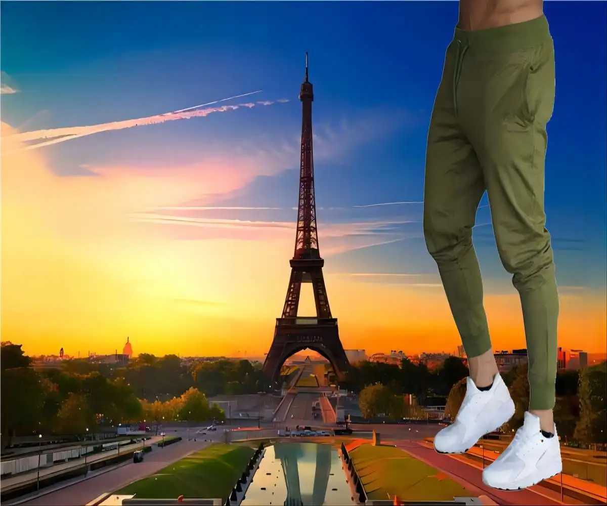 Nailongtu mens solid color breathable pants suitable for spring and summer mens casual elastic waistband casual pants Harajuku pants W250318