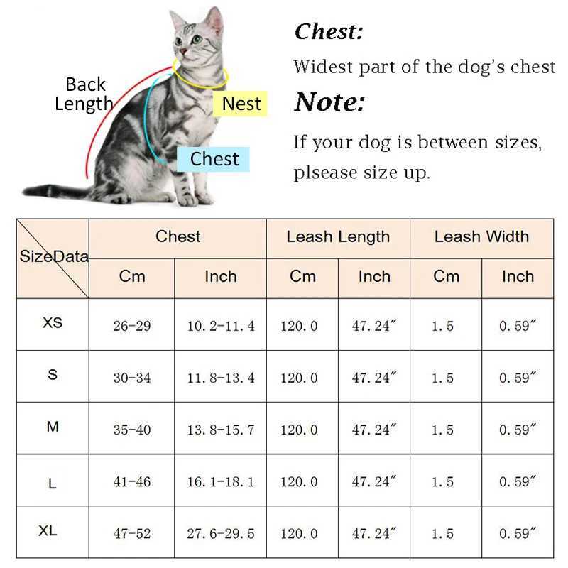 Reflective pet cat harness and belt set suitable for cat Gotas Sphinx harness walking dog harness mascot Accesorios szelki dla kotaT250318