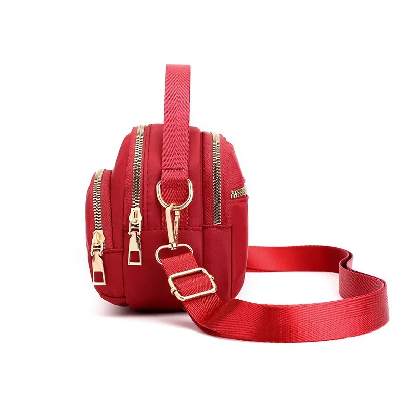 Women Handbag and Purse 2025 New Designer 3 Layers Large Capacity Shoulder Bags Lady Crossbody Bag Sweet Red Black Bolso Mujer R250318