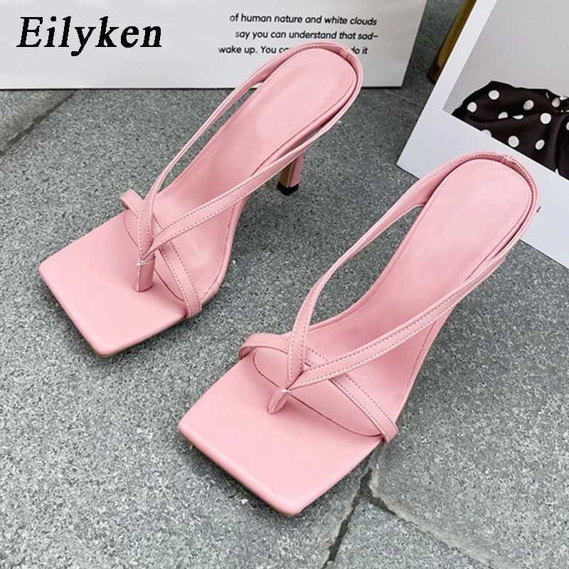 Similar 2025 New Slipper High H Shoes Fall B Street Look Fems Square Toe Clip- Strappy Win Sandals Slides Y250317