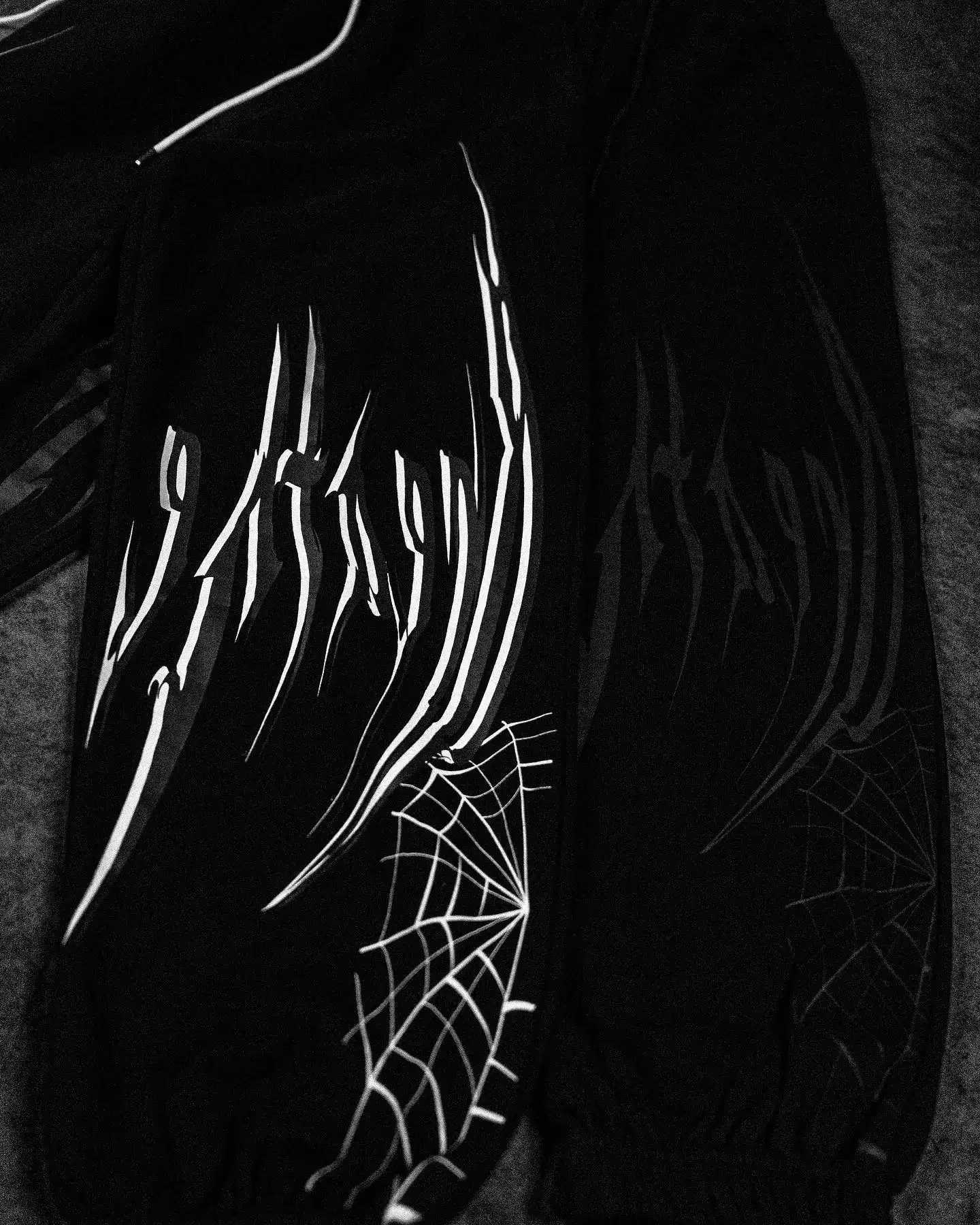 Breathedivity Gothic Sweatpants Style Harajuku streetwear dark casual loose Trouser fashionable hip-hop pants W250318