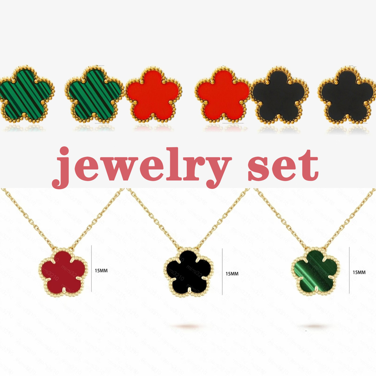 Jewelry Set necklace earrings Leaf necklace designer necklace 18K Gold Plated Stainless Steel necklaces designer jewelry woman designer gold necklace Pattern