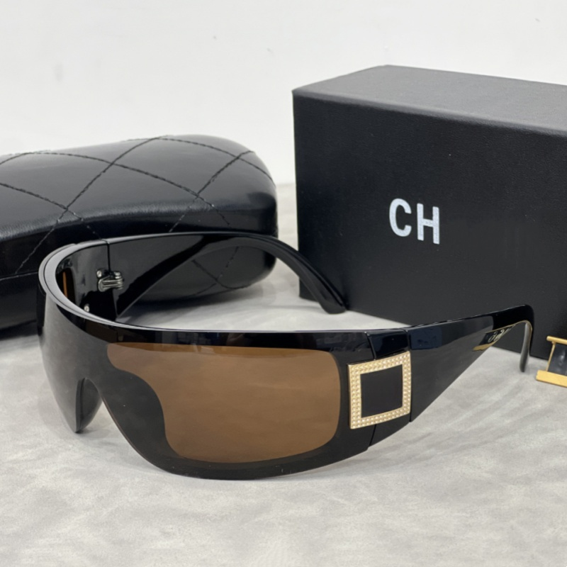 6166 Shield shaped Designer Summer Sunglasses Women Brand Sunglass High Quality Eyeglass Glasses Womens Sun Glass Lens With Box Luxury Fashion Eyewear