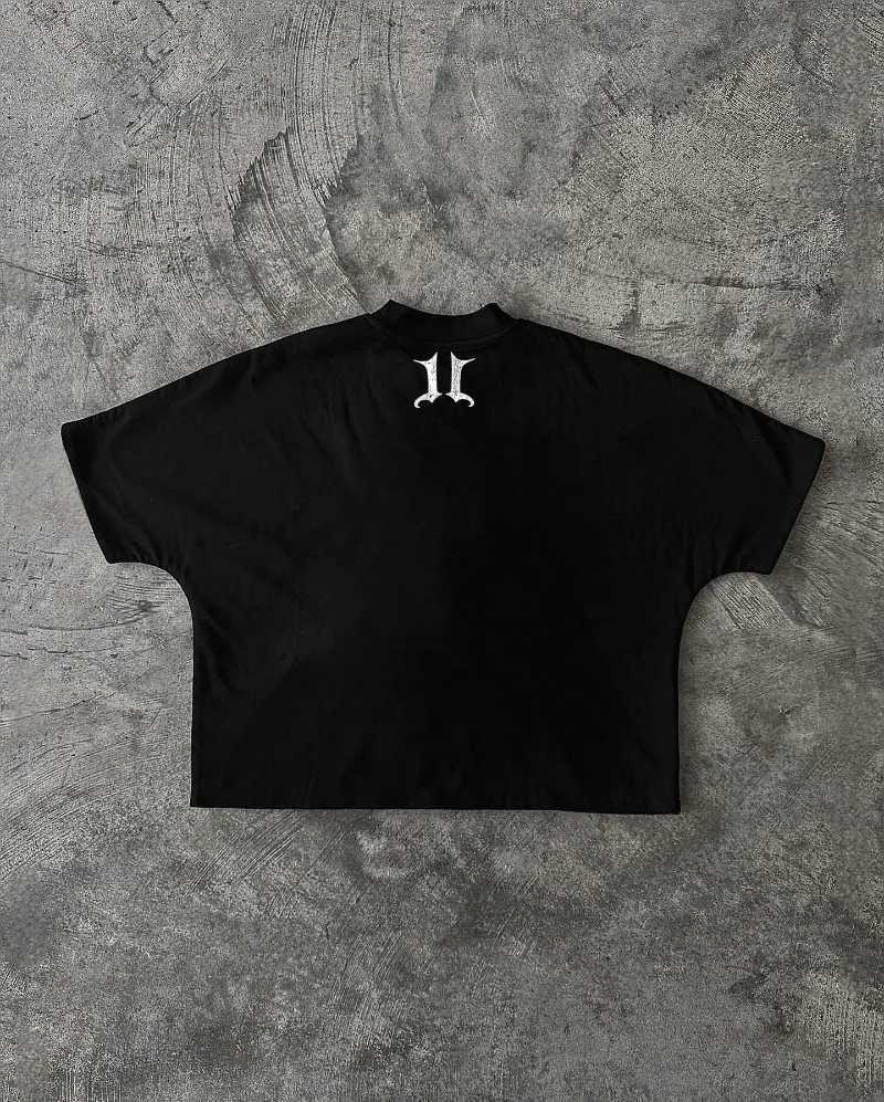 Y2K Street Clothing Letter Printed Graphic T-shirt Mens Spring and Autumn Fashion Gothic Loose Large Round Neck Short Sleeve WomensXJ250318