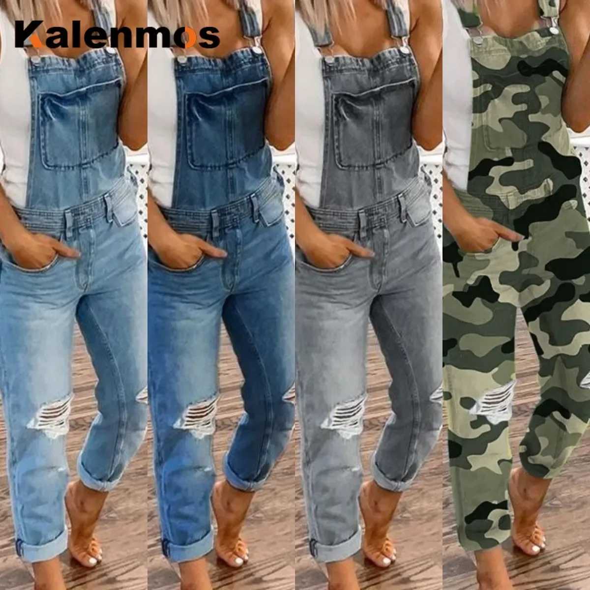 Womens tight fitting denim jeans jumpsuit summer top Trouser jumpsuit sexy lingerie elegant womens tight fitting suit 2024 X250318