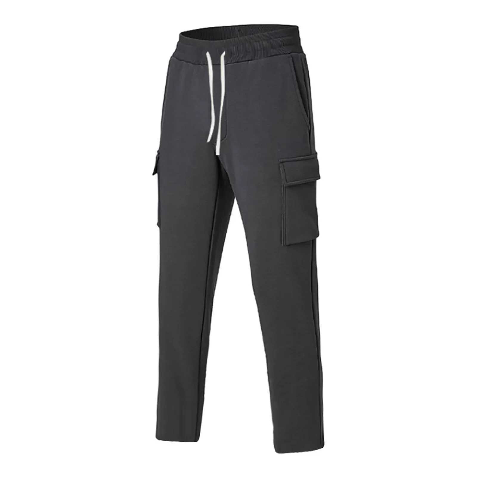 Mens casual pants dragged earth style jogging pants multi pocket lightweight long sports pants outdoor street clothing mens loose pants W250318