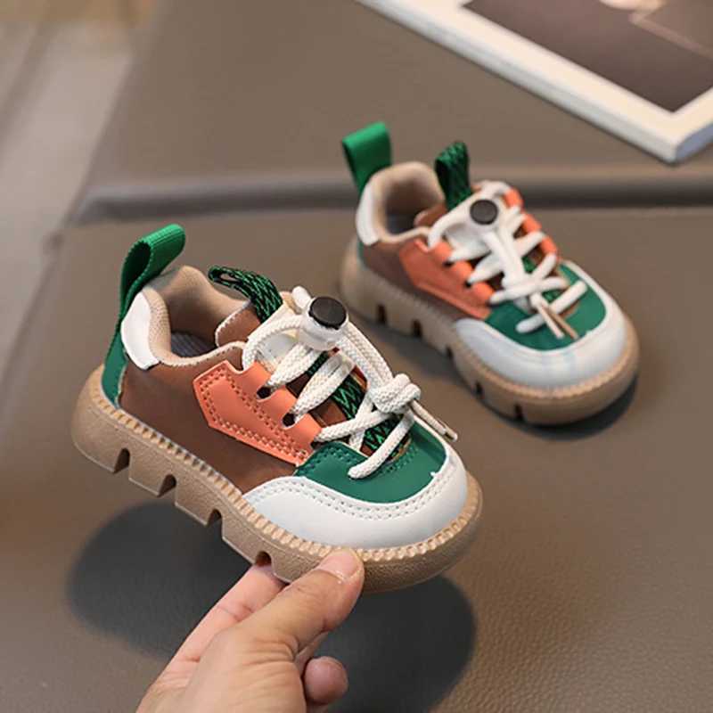 Fashionable childrens sports shoes outdoor sports running Brathable sports shoes for boys and girls childrens non slip casual shoesXJ250318