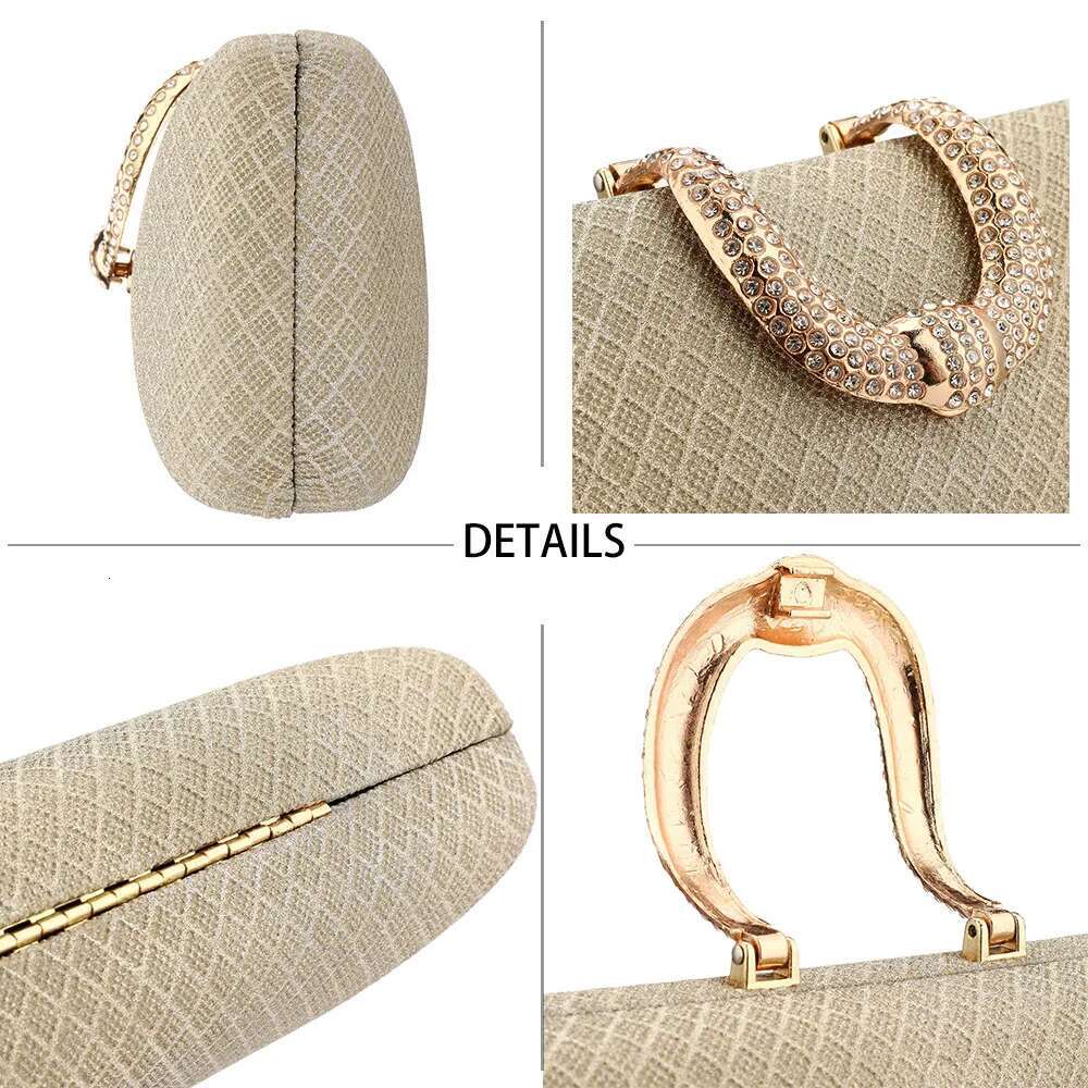 Evening For Women Fashion Gold Clutches And Purse Chain Shoulder Bags Handbags Banquet Glitter Clutch Sac A Main
