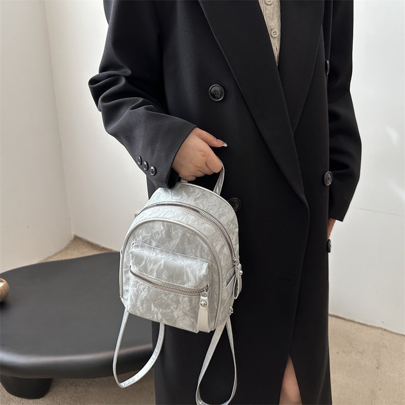 2025 New Female Fashion Designer Casual Bag Mini Multi Functional Backpack Travel Backpack Outdoor Leisure Storage Bag