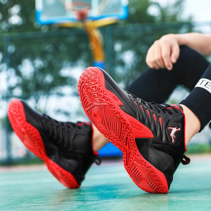 Mens Basketball Shoes Breathable Cushiing N-Slip Wearable Runing Shoes Gym Training Athletic Basketball Sneakers for Wen Z250318