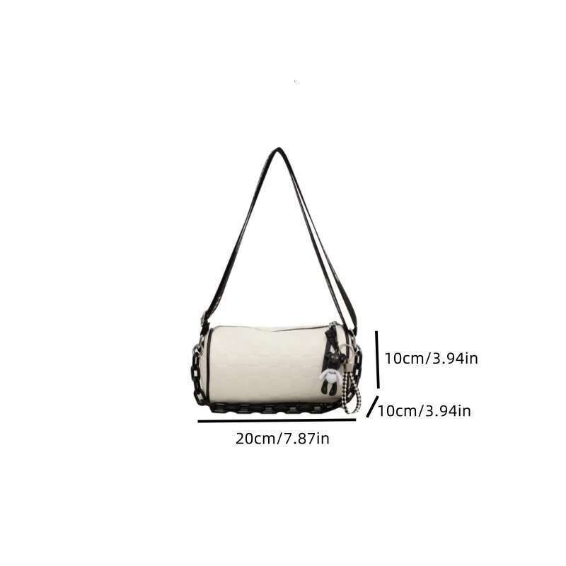 Small Women's Checkered New Autumn And Winter Popular Crossbody Chain Hand Bill Of Lading Shoulder Cyder Bag