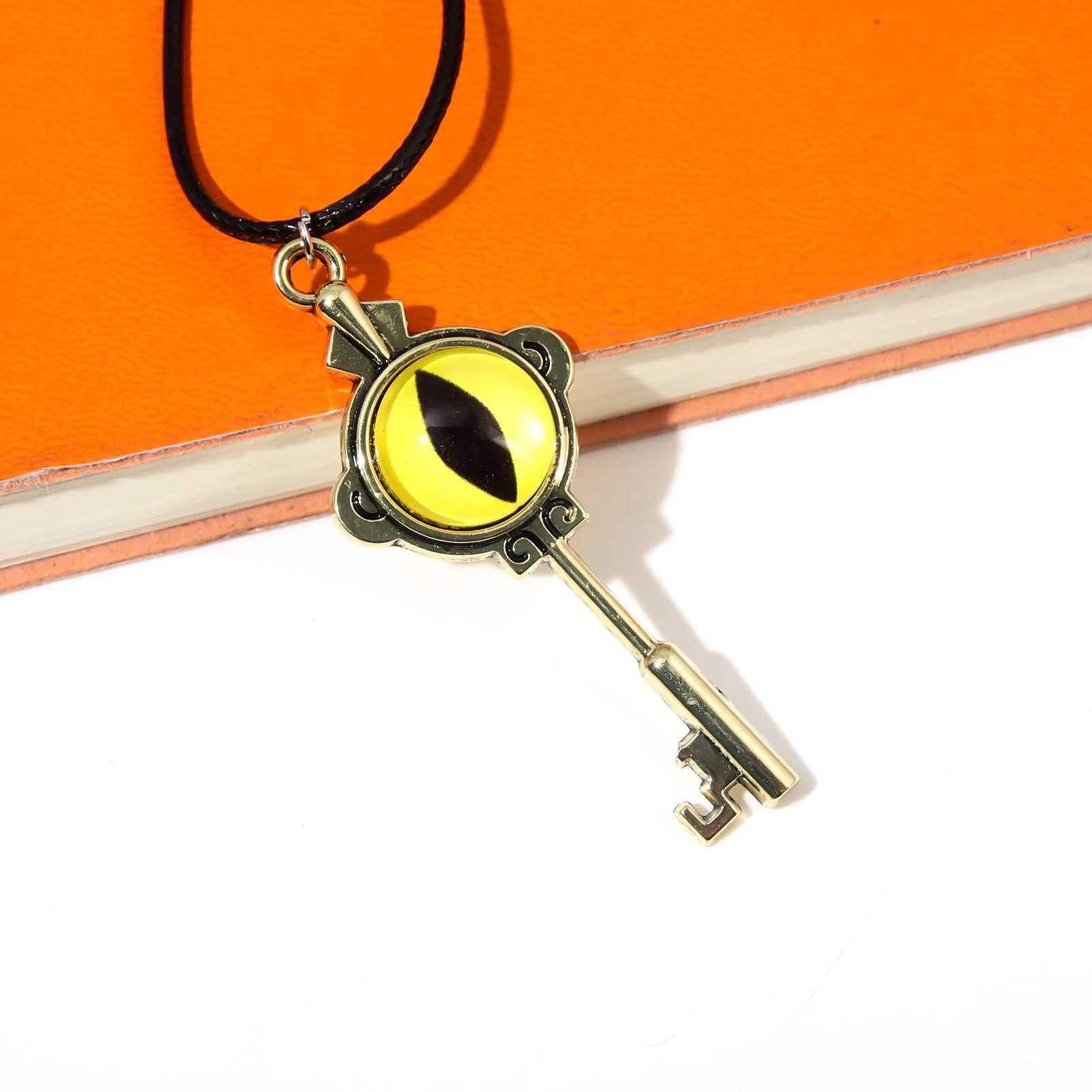 Owl House Necklace Friendly Portal Key Retro Gold Eye Pendant Necklace Mens Jewelry Accessories W250318