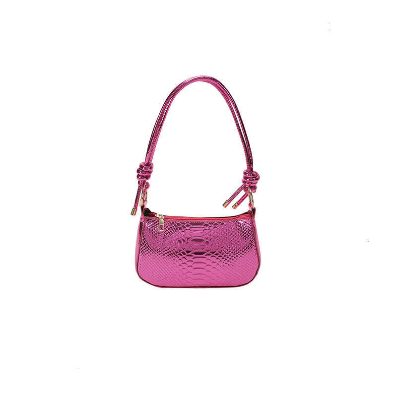 Crocodile Pattern Chain Underarm Minimalist Women's Shoulder 2023 Summer Trendy and Fashionable Foreign Style Bag
